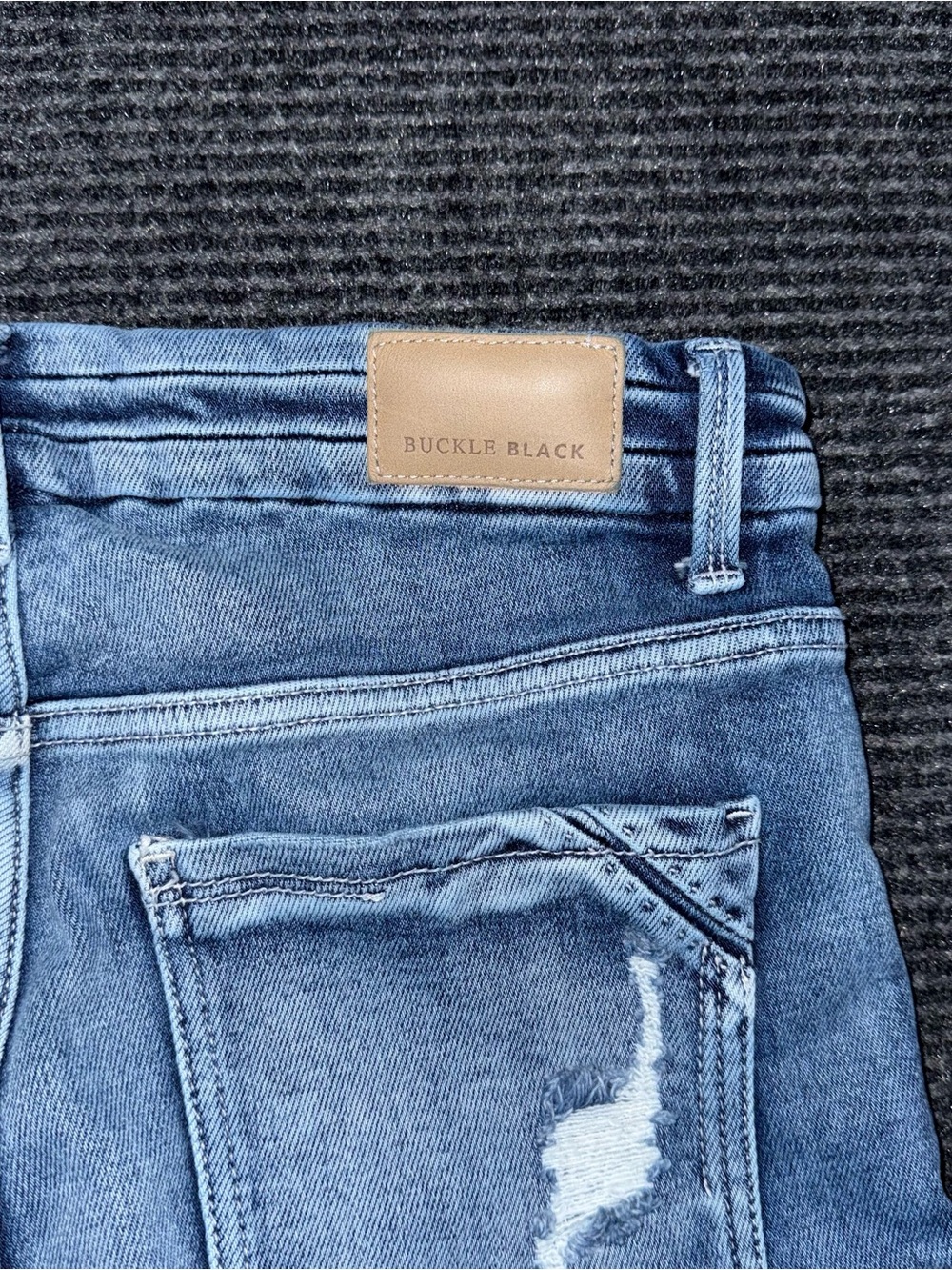 Buckle Black Fit No 75 Tailored Bootcut Stretch Jean 27x31.5 Distressed BBW1461R - Picture 5 of 10